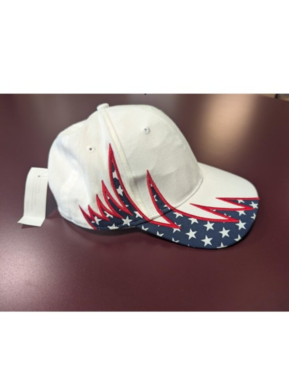 H&C Headwear AS01 Head Shots Cap - White/Blue/Red